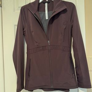 Lululemon lined zipper jacket, burgundy